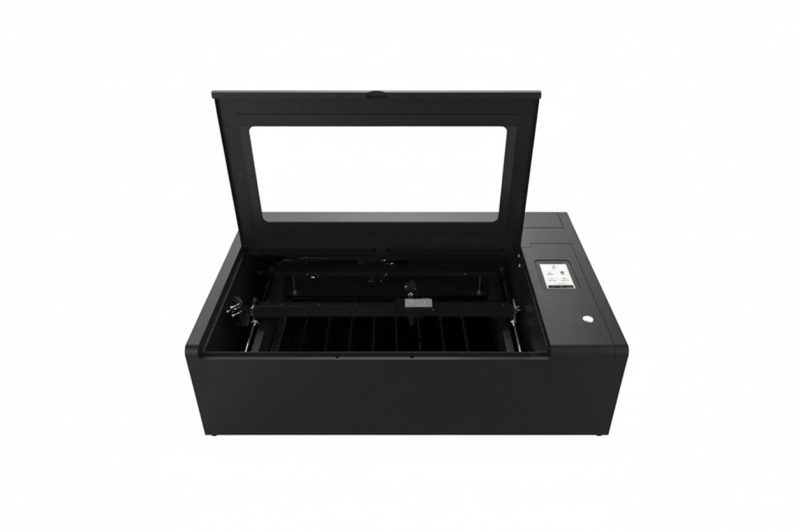 Talladora làser FLUX Beambox II oberta